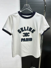 Simple embroidered T-shirt