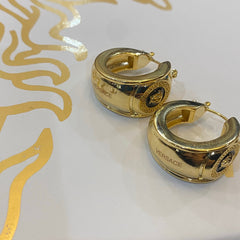 Statement Circle Drop Earrings