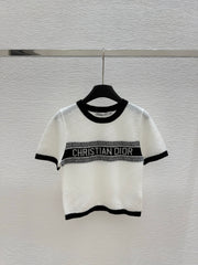 Summer knitted short sleeves
