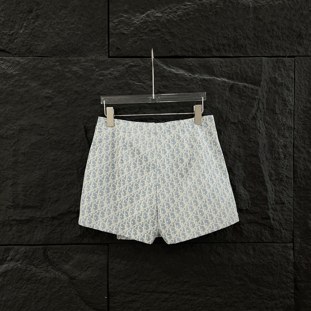 Vintage Monogram Short Skirt Pants