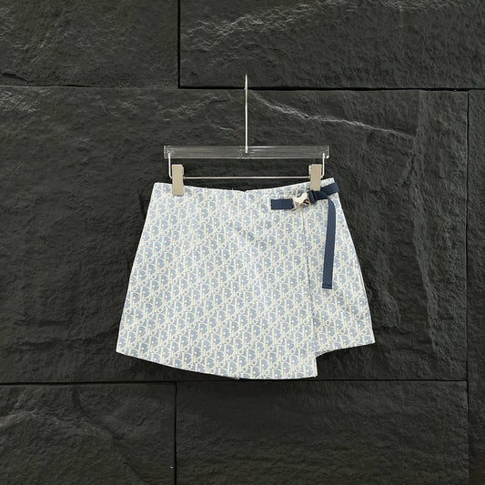 Vintage Monogram Short Skirt Pants
