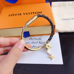 Cowhide Patchwork Bracelet