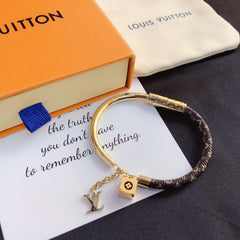 Cowhide Patchwork Bracelet