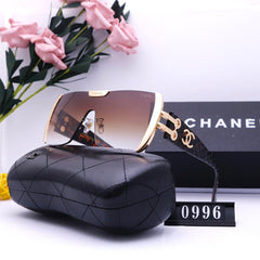 One-piece lens fashion sunglasses