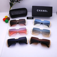 One-piece lens fashion sunglasses