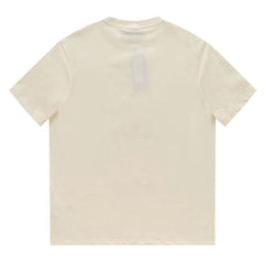 Orange embossed T-shirt