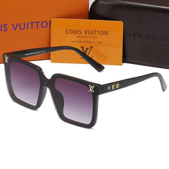 Unisex Cool Monogram One Piece Sunglasses