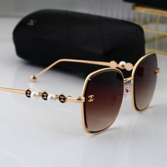 Pearl Metal Leg Sunglasses