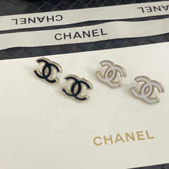 Stylish Logo Stud Earrings