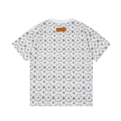 Retro monogram print T-shirt