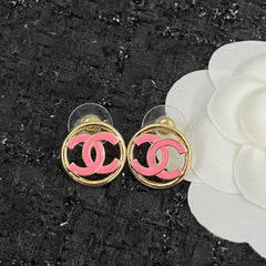 Simple enamel earrings