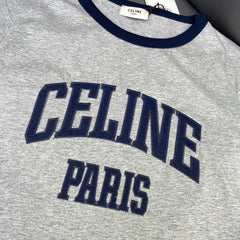 Colorblock patch simple T-shirt