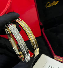 diamond titanium steel bracelet