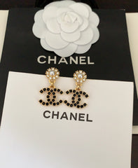 Daisy Black Diamond Earrings