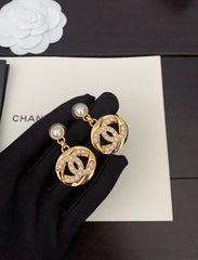 Pearl Pendant Earrings