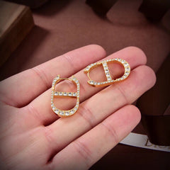Simple Crystal Earrings
