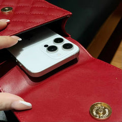 diamond leather mobile phone bag