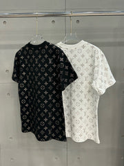 Sequined chain short sleeves