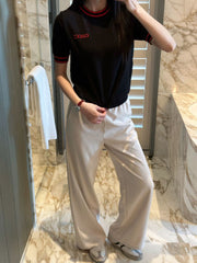 Classic knit short sleeves
