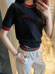 Classic knit short sleeves