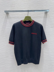 Classic knit short sleeves