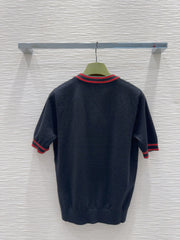 Classic knit short sleeves