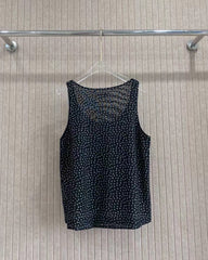 Silver Star Mesh Sleeveless Vest