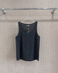 Silver Star Mesh Sleeveless Vest