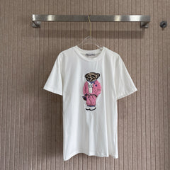 Bear embroidered T-shirt
