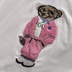 Bear embroidered T-shirt