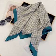 Classic silk printed shawl