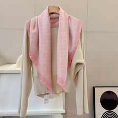 Classic Silk Printed Pink Shawl
