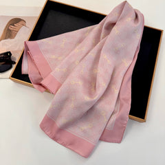 Classic Silk Printed Pink Shawl