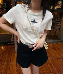 Summer embroidered T-shirt