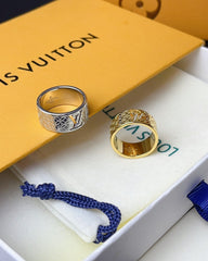 Hollow embossed ring