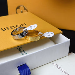 Embossed titanium ring