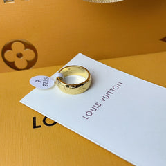 Plain titanium steel ring