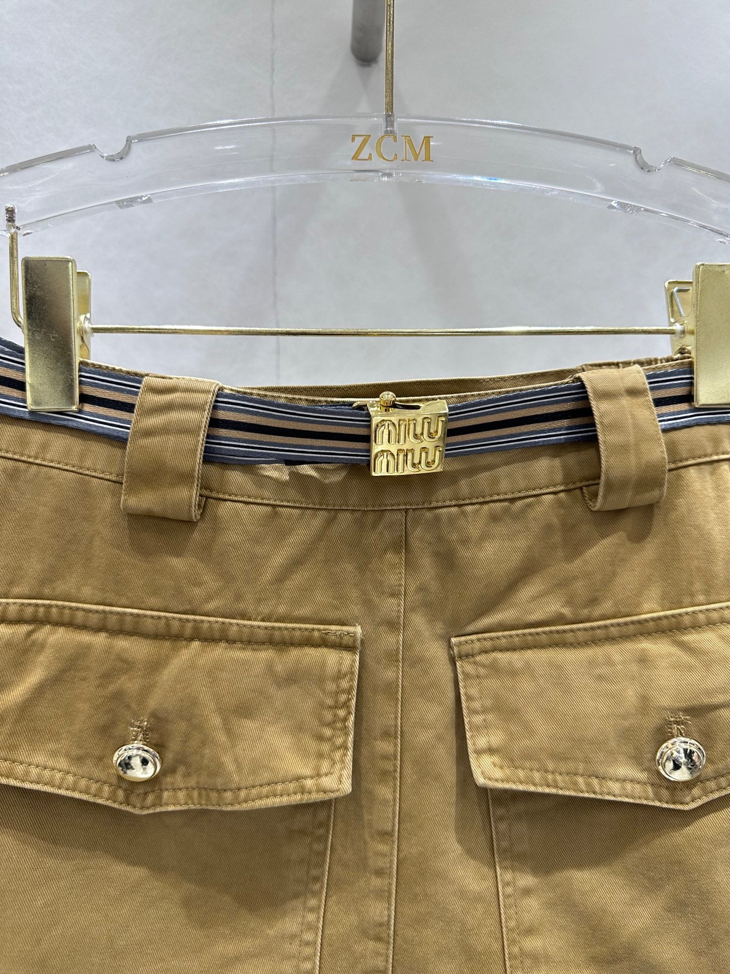 Vintage denim skirt (belt included)