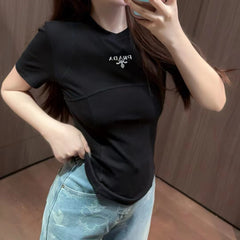 YB pure cotton slim fit T-shirt
