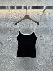 Threaded embroidery suspenders