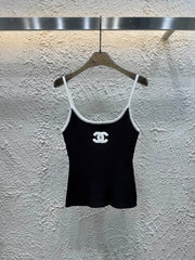 Threaded embroidery suspenders