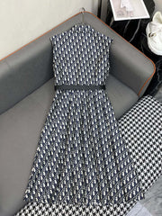 Spring Lapel Sleeveless Dress