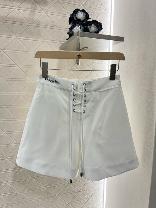2 Colors Drawstring Letter Shorts