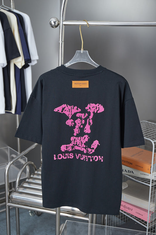 Velvet Diamond Letter T-Shirt