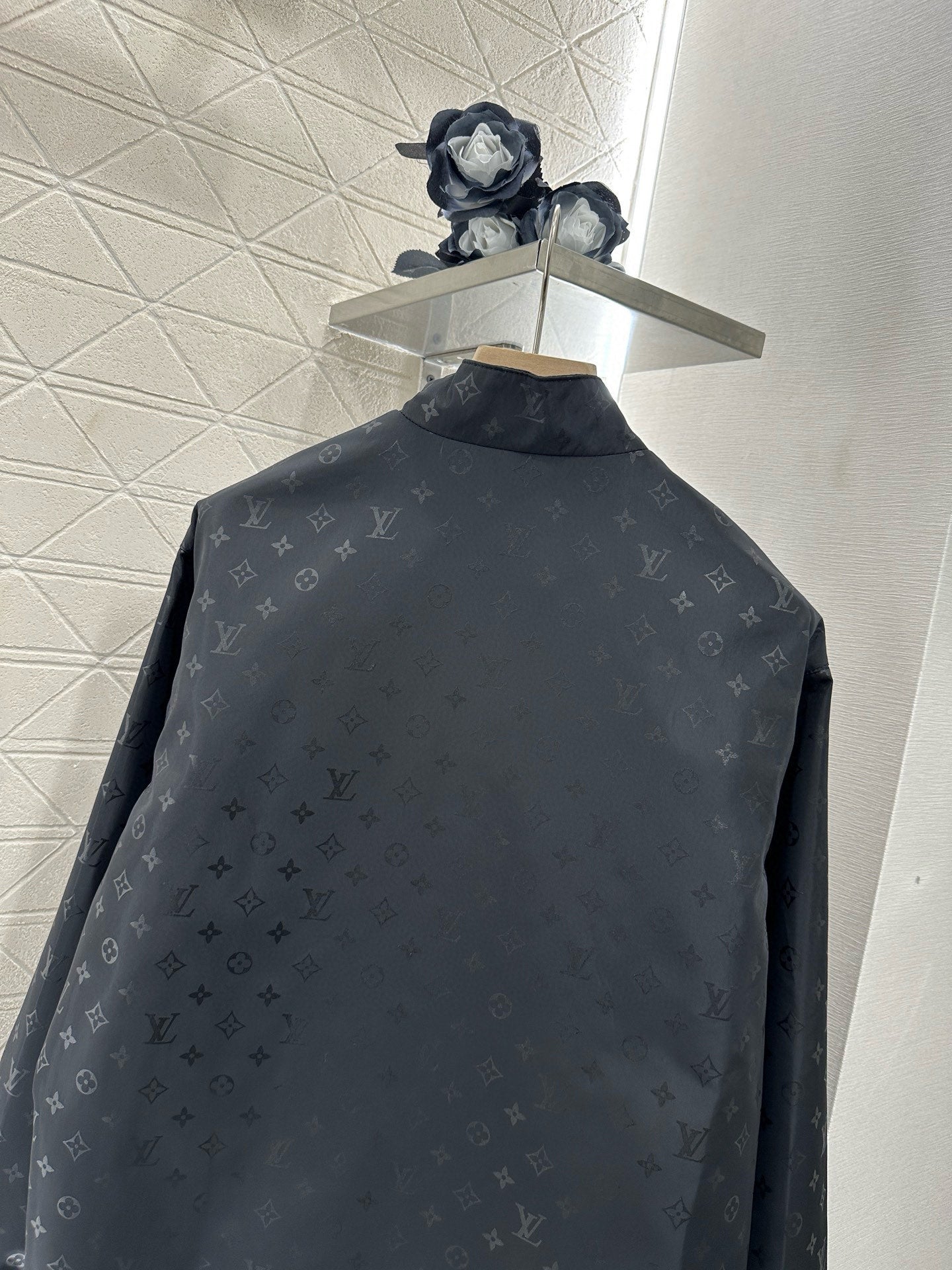 Vintage embossed Zip-Up Jacket